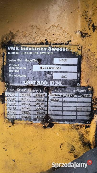 ŁADOWARKA VOLVO L50B ŁYŻKA WIDŁY Lublin