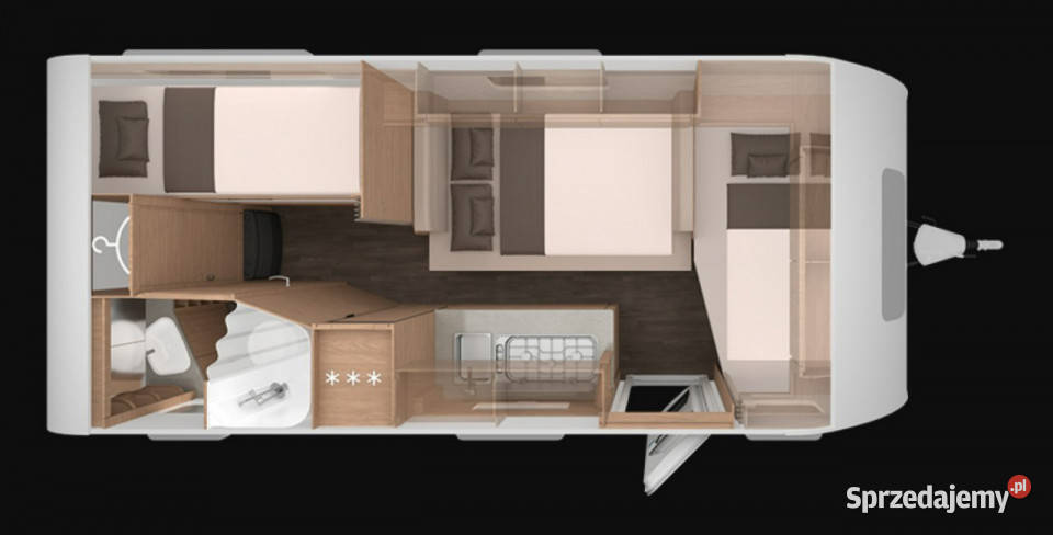 przyczepy kempingowe Knaus Sport 500 KD z dużą Janki