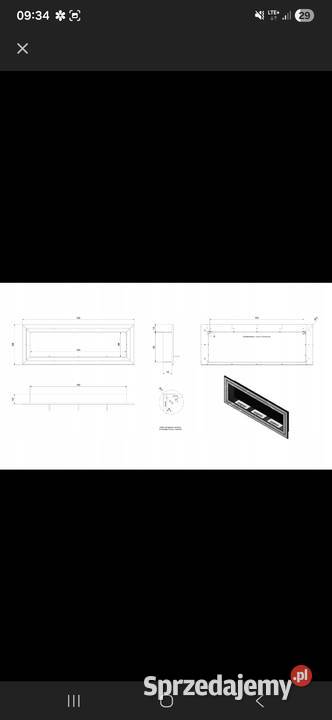 Biokominek 1800 juliet duży używany nowy Zielona Góra