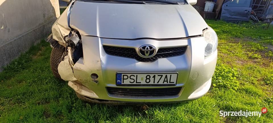 Toyota Auris Terra 2008 uszkodzona wielkopolskie Słupca