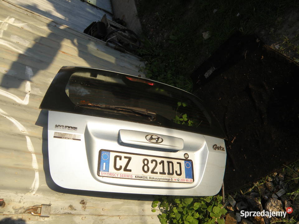 Klapa tylna tył błękitna 2B Hyundai Getz lift sprzedam