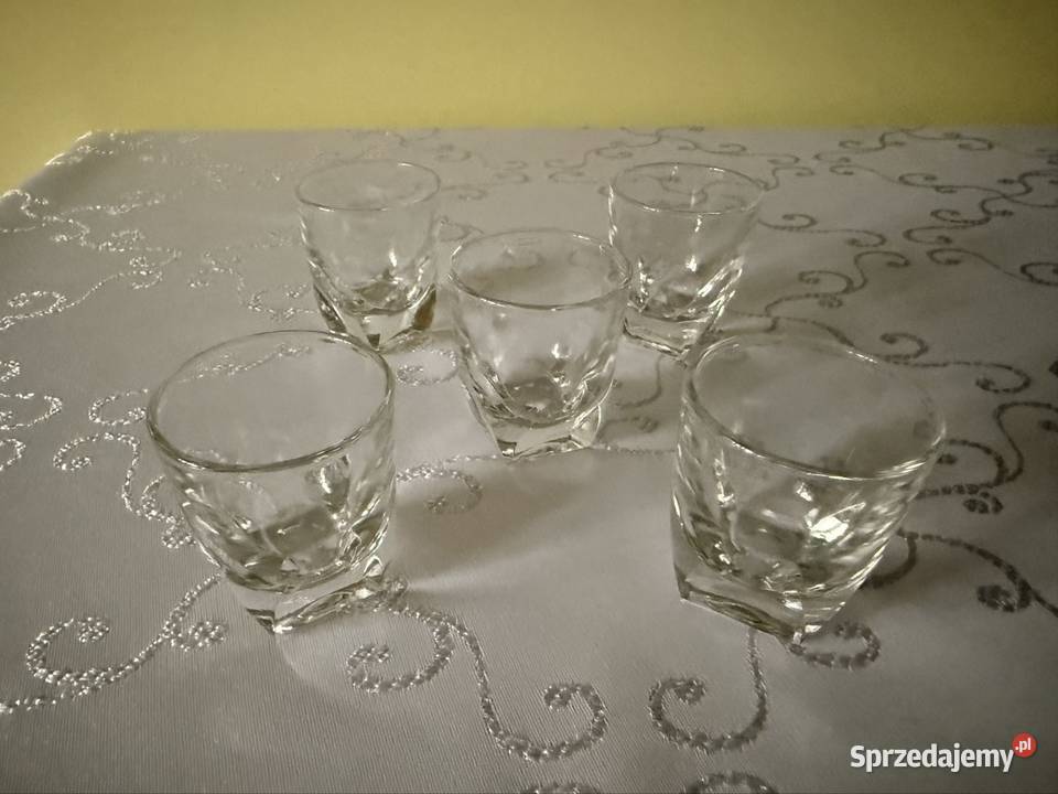 Kieliszki Art Deco Lata 30 Vintage Retro 25 ml przezroczysty Czerwionka-Leszczyny