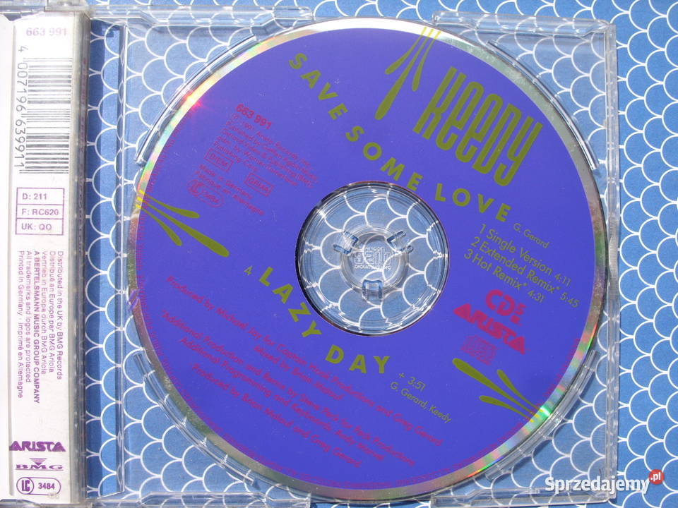 ELEKTRO singiel CD KEDDYSAVE SOME LOVE 1991 Wołów