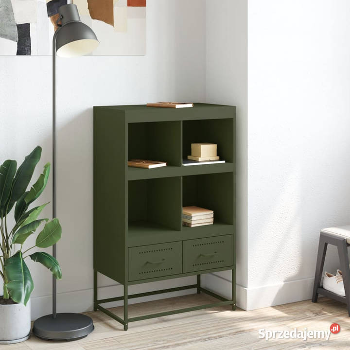 Szafka oliwkowa 68x39x1115 stalowa WM846606 Warszawa