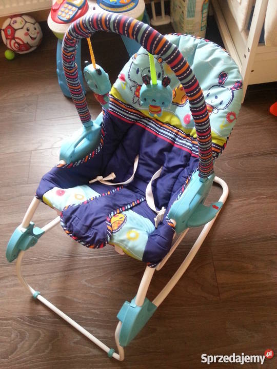Fisher Huśtawka Leżaczek 3 w 1 W STANIE Fisher Price Dla niemowląt