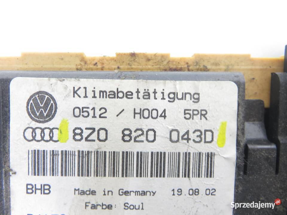 KLIMATRONIK AUDI A2 8Z0 8Z0820043D małopolskie