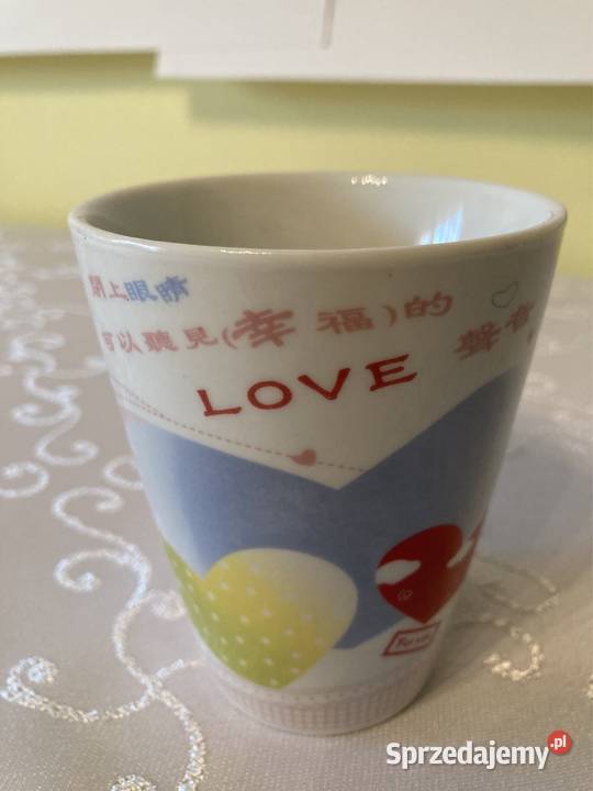 Kubek do Użytku Wygodny Szczęścia LOVE Czerwionka-Leszczyny sprzedam