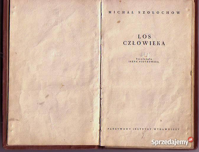 5304 LOS CZŁOWIEKA MICHAŁ SZOŁOCHOW Czyrna