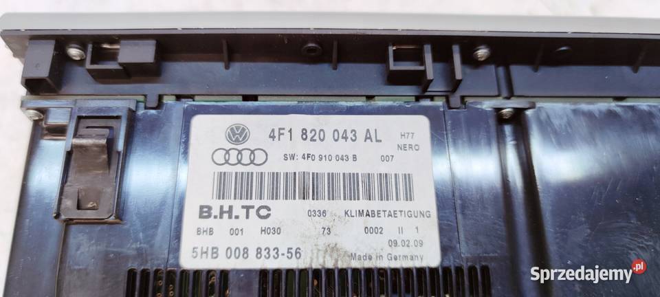 PANEL KLIMATYZACJI DMUCHAWY KLIMATRONIK AUDI A6 śląskie Przystajń sprzedam