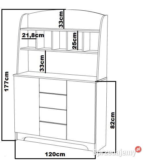 MAGIC N44 komoda z nadstawką dziecka 120x47 w177 Stargard
