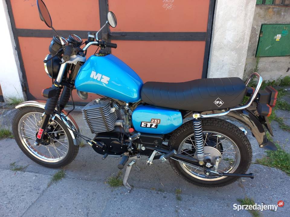 Mz Etz 251e de luxe z Serbii 100 oryginał niebieski Tychy