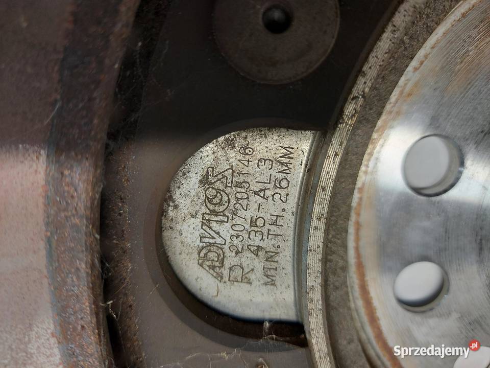 LEXUS RX500H V 5 2023 TARCZA HAMULCOWA PRAWY