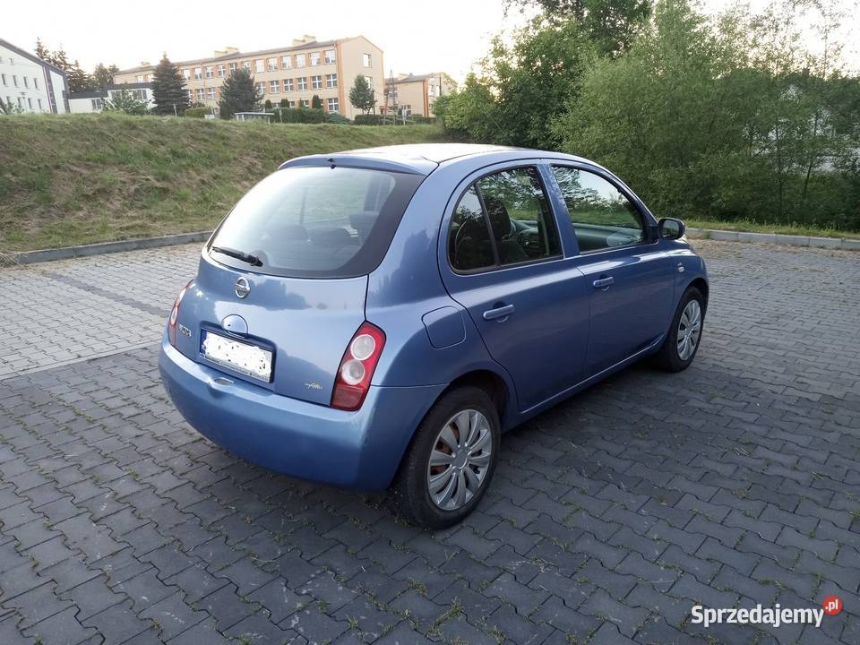 Nissan Micra 12 benzyna 2005 niebieski Tarnów