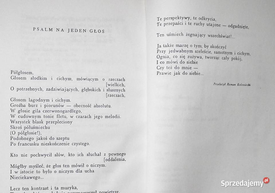 L Valery Poezje sprzedam