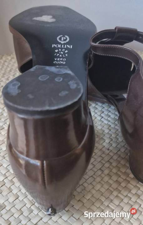 nowe wizytowe buty Pollini skóra naturalna brązowy/beżowy Lublin sprzedam