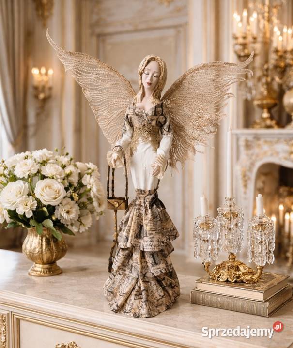 Szykowny Anioł gazeciany Zamość