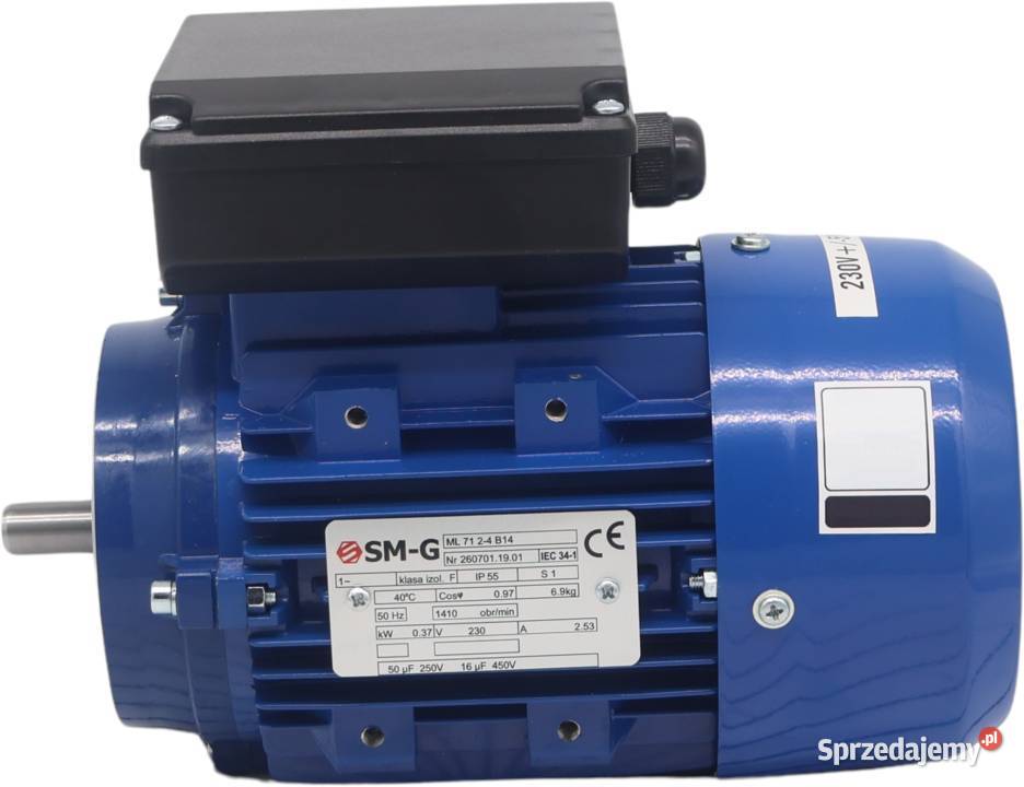 SILNIK ELEKTRYCZNY 037kW 230V 1410obr 1FAZOWY Solec Kujawski