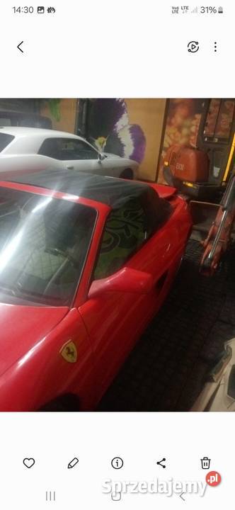 Pontiac fiero replika Ferrari spajder zamiana Rok produkcji 1986 Skrzydłowice