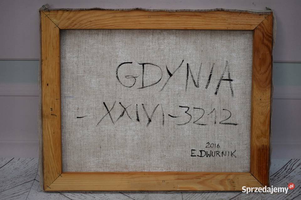 E DWURNIK 2016 Gdyński Pejzaż Miasto Gdynia Malarstwo Kraków