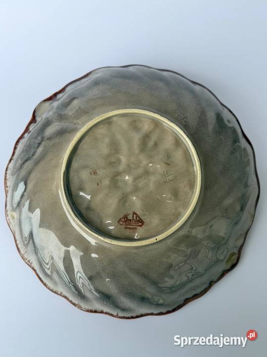 Duża patera Fat Lava Vintage sygnowana Strehla Antyki, Sztuka, Kolekcje Kraków