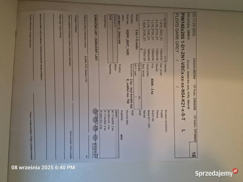 ŁÓŻKA KONTYNEMTALNE TRANSPORT Warszawa