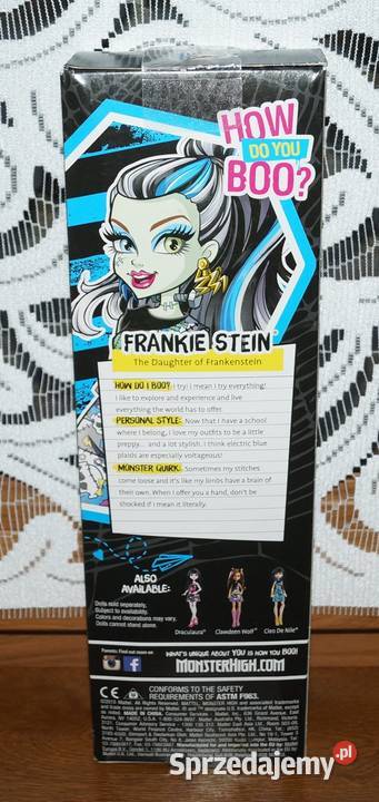 Monster High FRANKIE STEIN How Do You Boo lalka