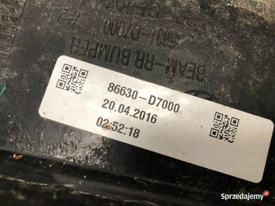 HYUNDAI TUCSON TL III 2018R BELKA ZDERZAKA osobowe Motoryzacja Skarżysko-Kamienna