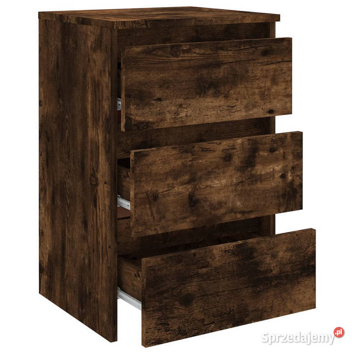 Szafka nocna przydymiony dąb 40x35x625 WM815171