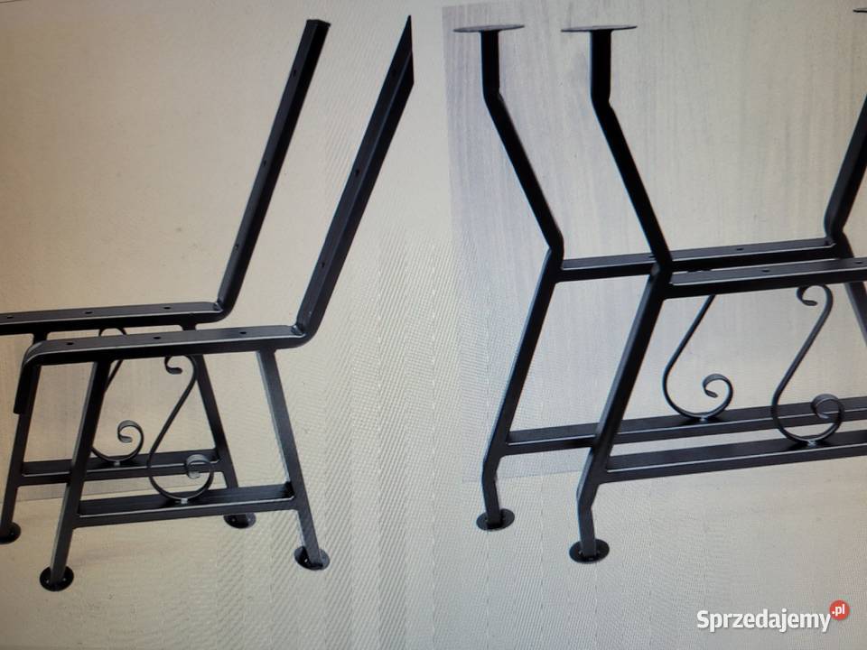 Nogi Noga do ławki ogrodowej z profilu STAL Wieliczka sprzedam