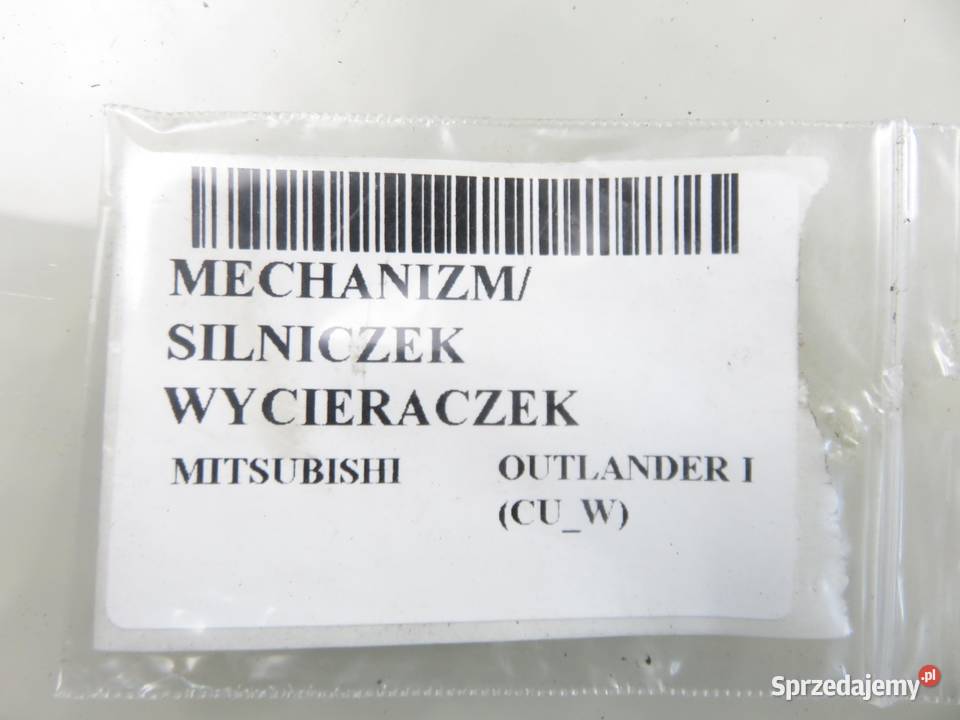 MECHANIZM WYCIERACZEK MITSUBISHI OUTLANDER I osobowe