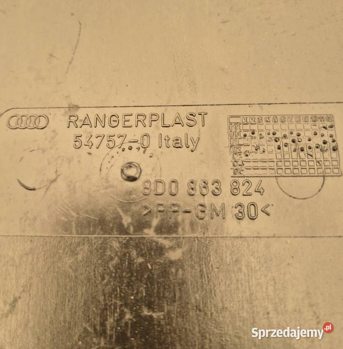 OSŁONA DOLNA SILNIKA AUDI A4 B5 VW PASSAT B5 19 osobowe Działoszyce