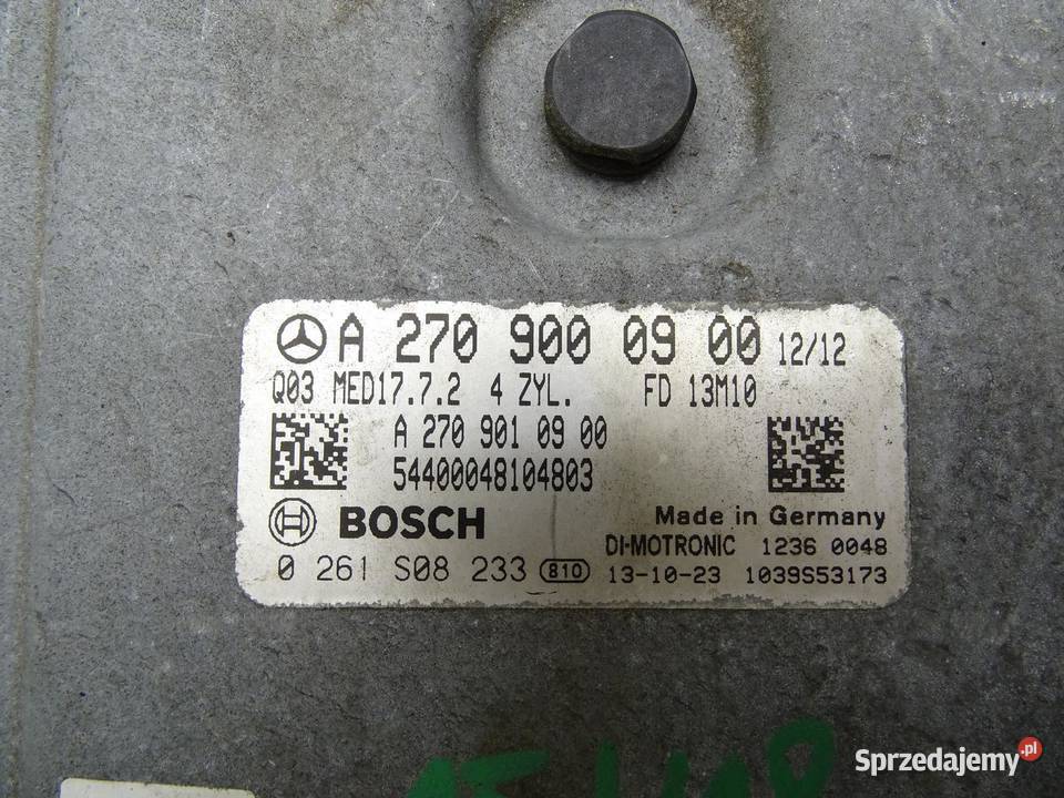 STEROWNIK KOMPUTER SILNIKA A2709000900 16 CGI