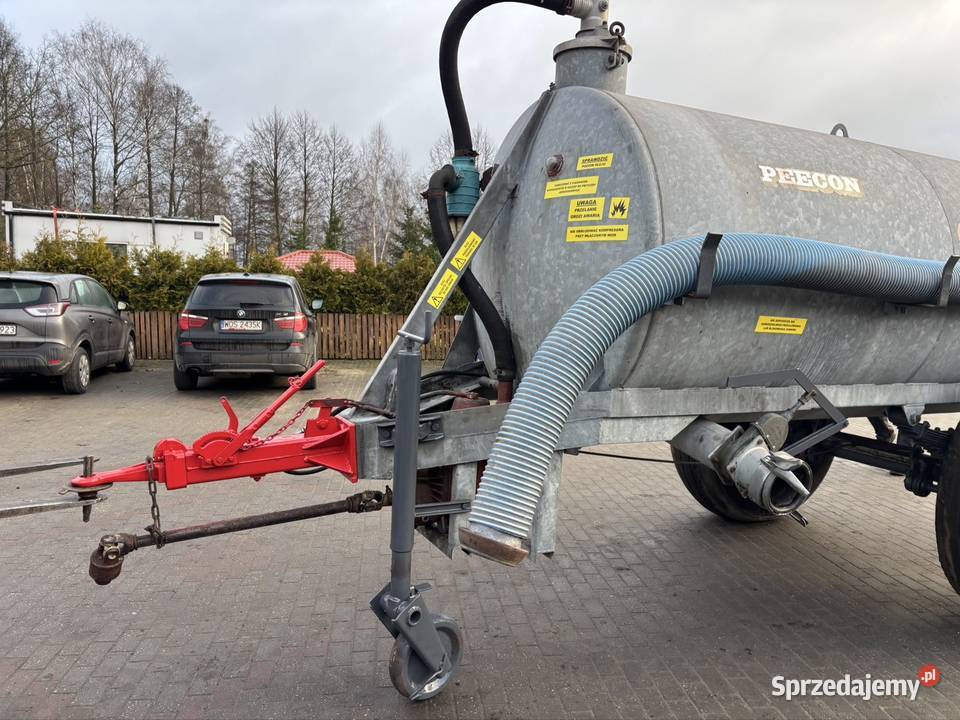 Beczkowóz 6000 litrów beczka szambiarka nieuszkodzony Beczkowozy Myszyniec