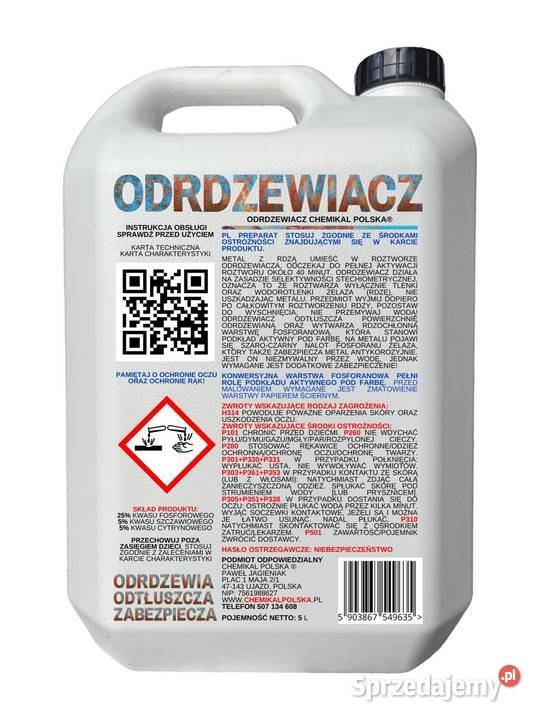 Odrdzewiacz do metalu stali i żeliwa Odrdzewiacze i penetratory