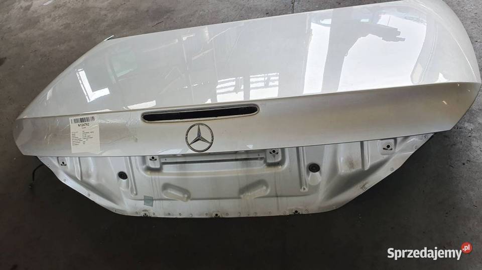 KLAPA TYŁ TYLNA SREBRNA C744 744 MERCEDES SL 350 Lipno