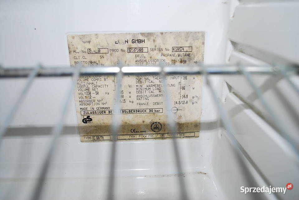 LODÓWKA ELECTROLUX 12V 230V GAZ DO Pozostałe mazowieckie Grzebowilk