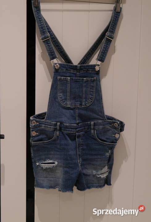 HM świetne ogrodniczki dziury 164 H&M Wrocław