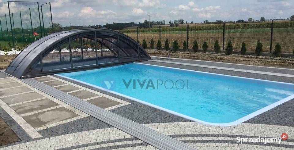 Zadaszenie na basen KLASIK 740 x 395 x 120 dach Katowice