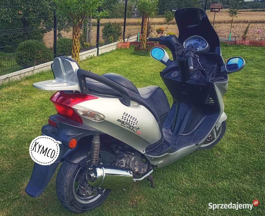 Skuter Kymco Grand Dink 125 Motocykl kat B srebrny Opatów sprzedam