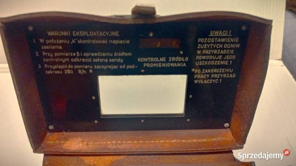 Licznik Geigera Radiometr górniczy RG1 unikat Pozostałe Pozostałe Łomianki
