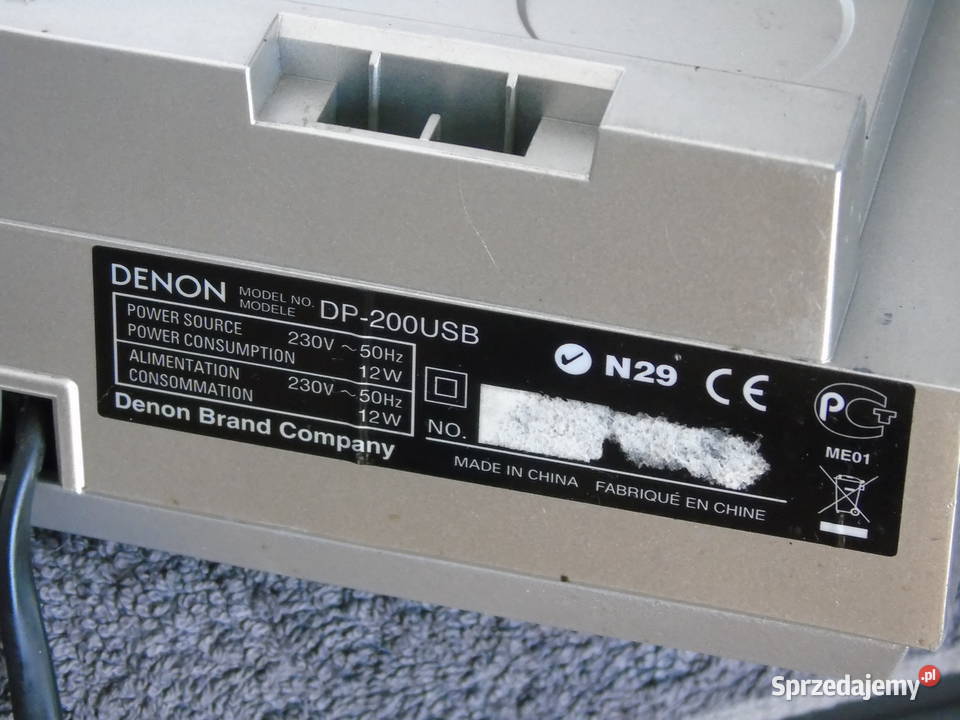Gramofon Denon DP200 USB rec sprawny WYSYŁKA podkarpackie Jasło