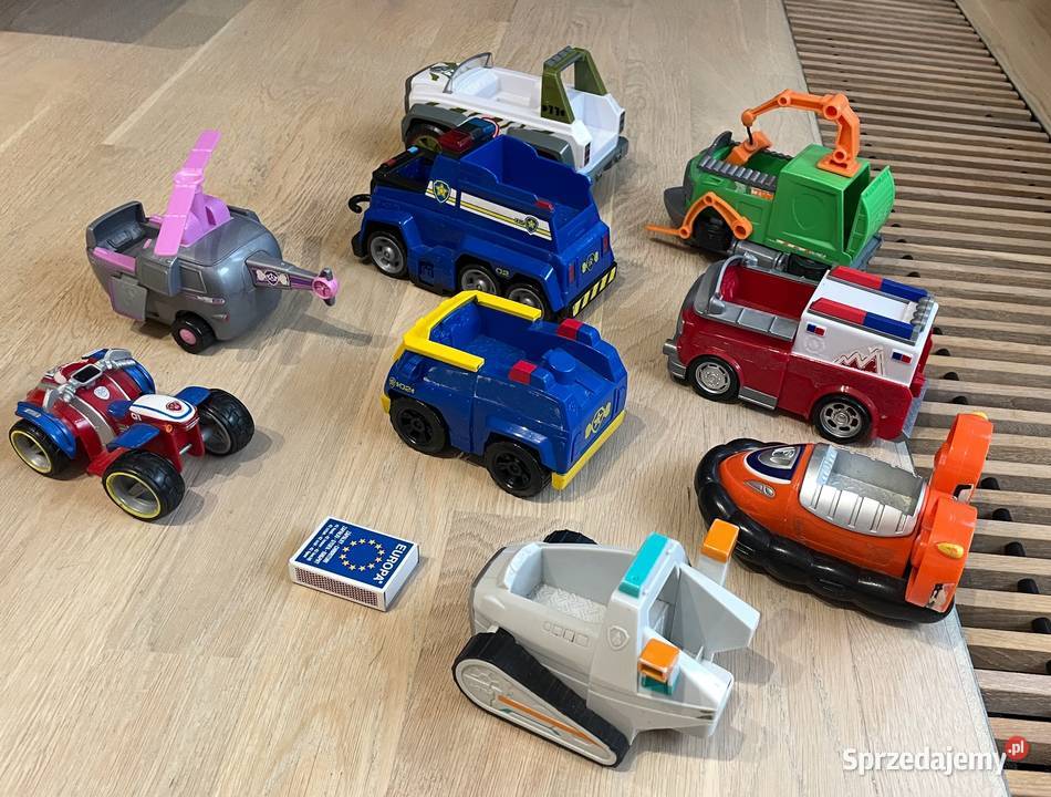 Wieża Psi Patrol duża z samochodami Warszawa