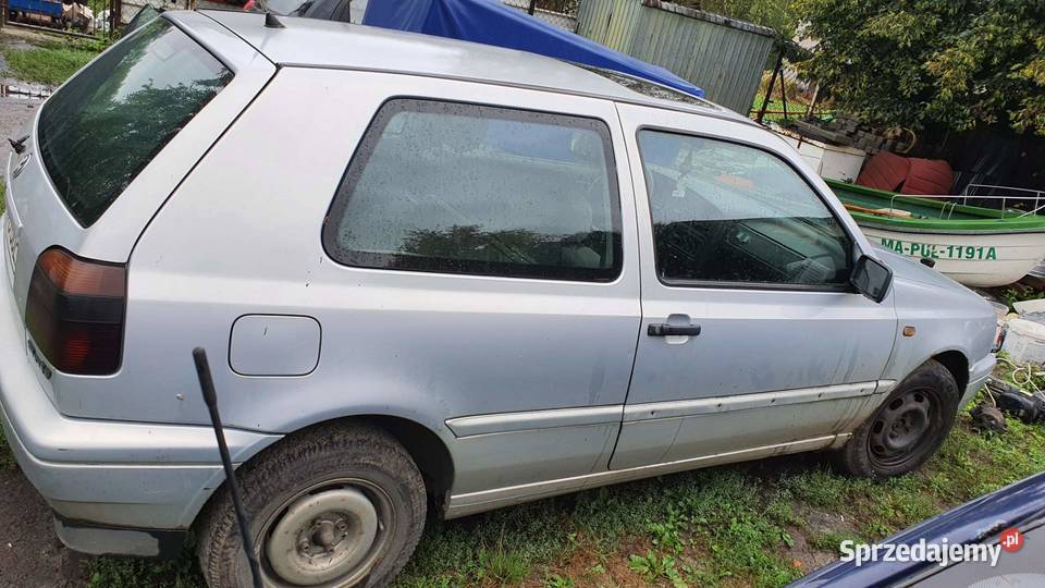 Volkswagen golf III 3 coupe 18 gaz lpg wrak race