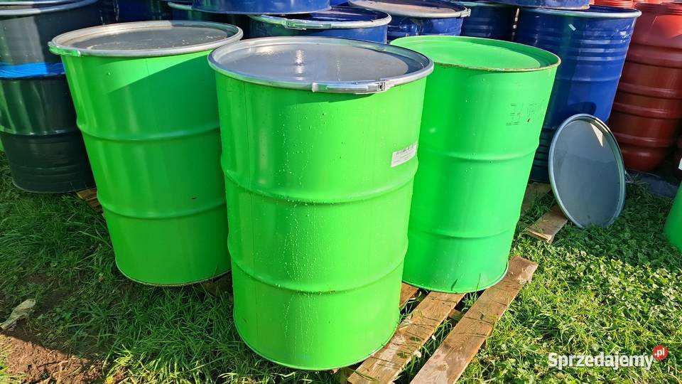 Beczka metalowa stalowa sokach 200 L beczki 200 sprzedam
