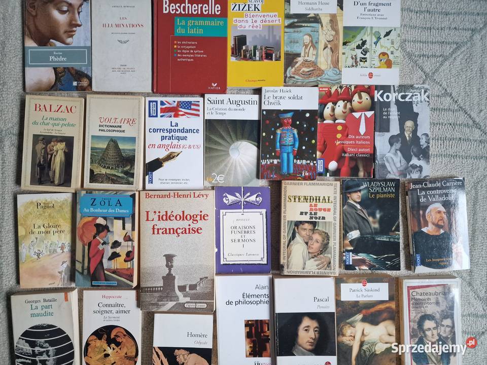 Zestaw 30 książek w języku francuskim Wrocław