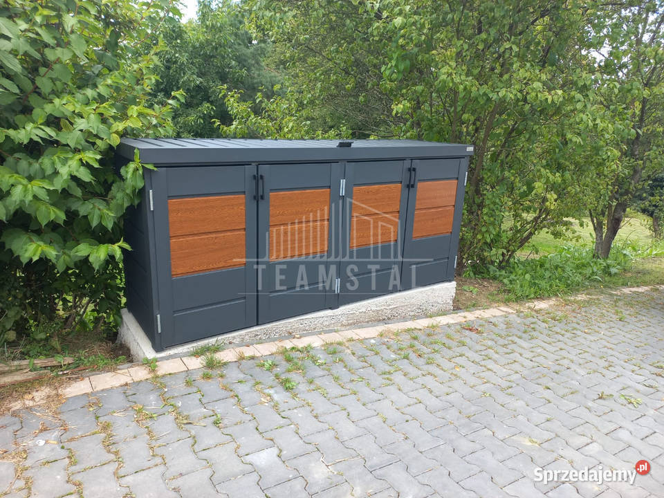 Zabudowa koszy na śmieci 235x65x110 4x120L