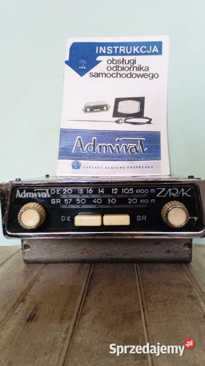 Kolekcjonerskie radio tranzystorowe z lat 60