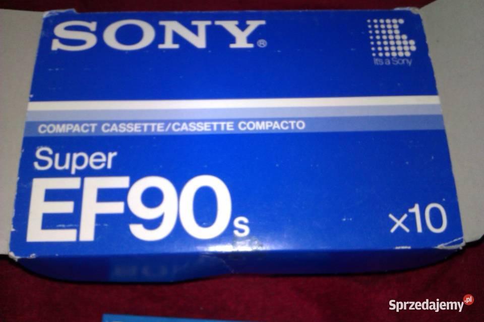 Kaseta magnetofonowa Sony EF 90 Super model na