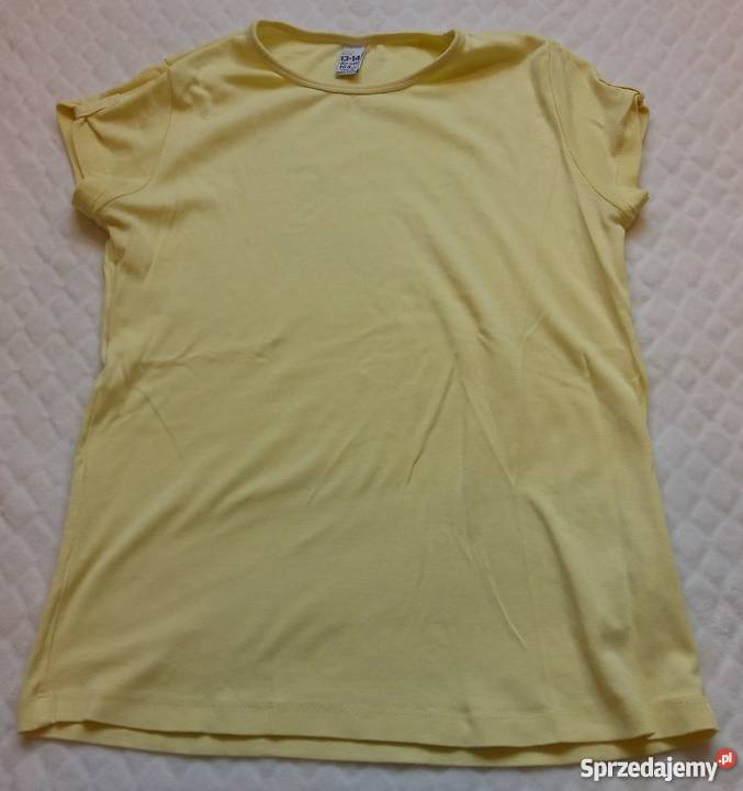 Koszulka żółta Zara Kids 1314 lat 164 Rogoźnik