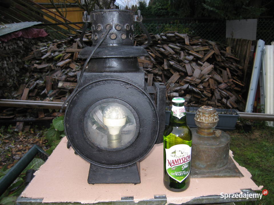Lampa kolejowa zabytkowa Szczecin